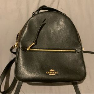 Coach Jordyn Backpack. Black and brown monogram